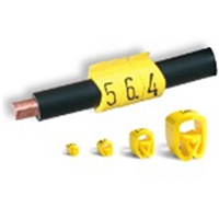 PARTEX CABLE MARKER PA1/3 MARKED 9 BLACK