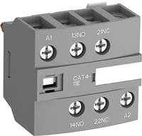 ABB AUX NO/NC WITH COIL CONNECTIONS