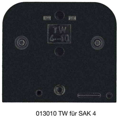 WEIDMULLER TW END PLATE BLACK