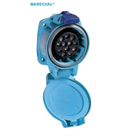 MARECHAL PN12C SOCKET PLY BLUE IP66/67