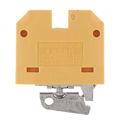 WEIDMULLER EK 2.5N EARTH TERMINAL for TS32 G RAIL