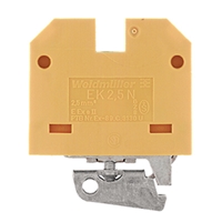 WEIDMULLER EK 2.5N EARTH TERMINAL for TS32 G RAIL
