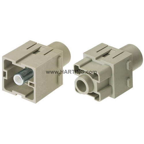 HARTING 1 WAY MALE AXIAL SCREW MODULE