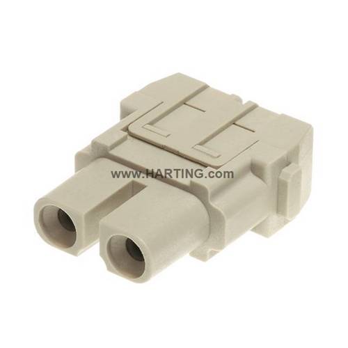 HARTING 2 WAY FEMALE AXIAL SCREW MODULE