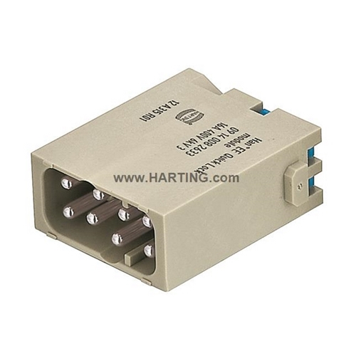 HARTING HAN EE QUICK-LOCK MODULE, MALE