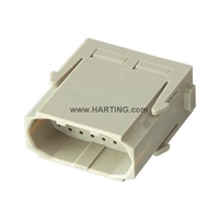 HARTING 25 WAY HIGH DENSITY MODULAR MALE