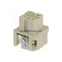 HARTING FEMALE INSERT 4 PIN