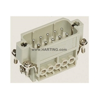 HARTING MALE INSERT 10 PIN