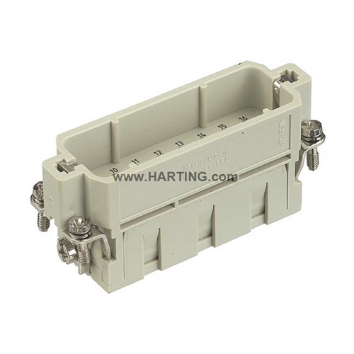 HARTING 16 WAY MALE INSERT HAN A CRIMP