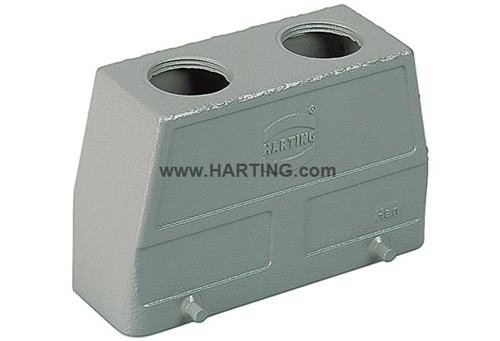 HARTING TOP ENTRY HOOD 2 ENTRIES