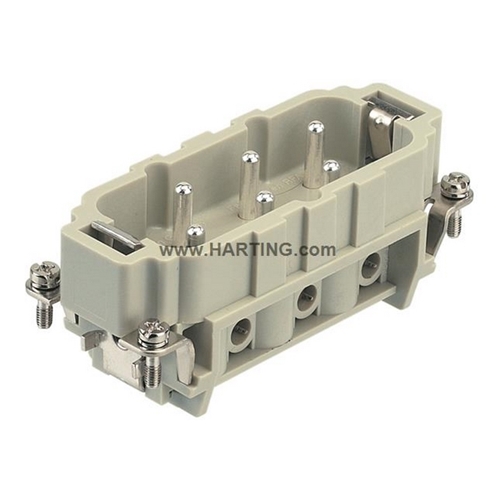 HARTING 6 PIN MALE INSERT (7-12)