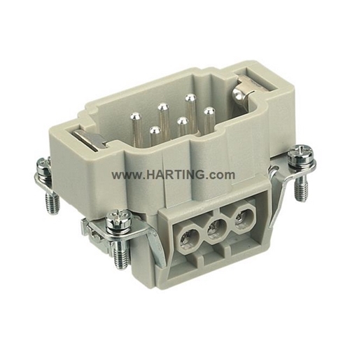 HARTING 6 PIN MALE INSERT (REPLACES