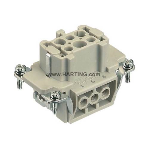 HARTING 6 PIN FEMALE INSERT