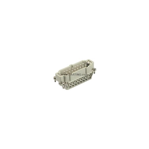 HARTING 16 PIN MALE INSERT (17-32)