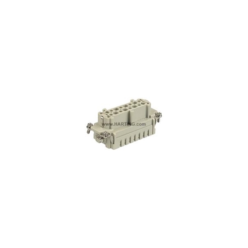 HARTING 16 PIN FEMALE INSERT (1-16)