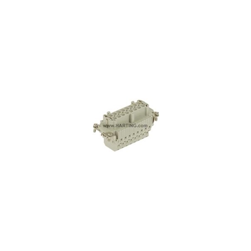 HARTING HAN ES 16 POS F INSERT CAGECLAMP