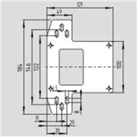 SCHMERSAL MP AZM-415 MOUNTING BRACKET