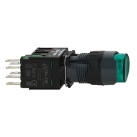 SCHNEIDER GREEN PROJECTING ILLUM PUSHBUTTON