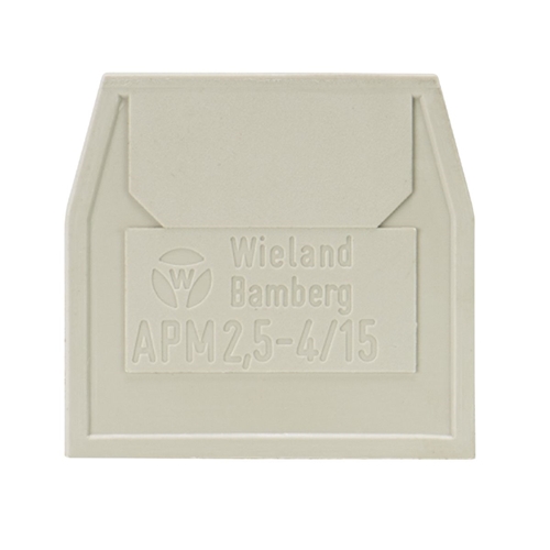 WIELAND GREY END PLATE
