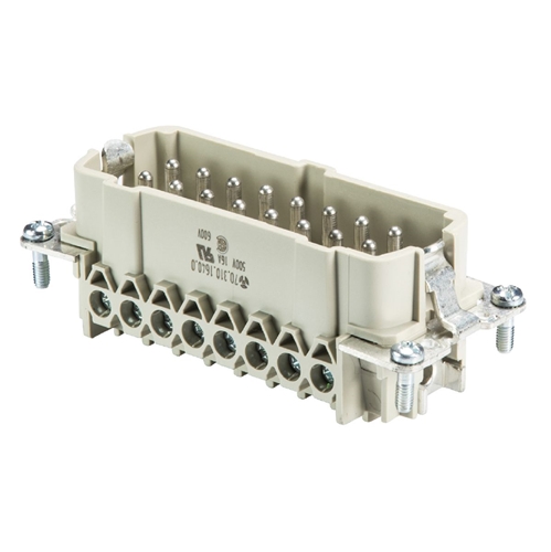 WIELAND 7031016400 16 POLE MALE INSERT