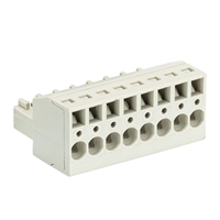 WIELAND PCB CONNECTOR 2 POLE GREY