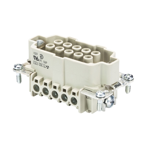 WIELAND FEMALE INSERT 16A 10P + EARTH