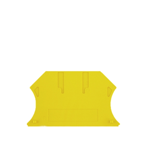 WEIDMULLER WAP2.5-10 GE YELLOW END/PARTITION PLATE