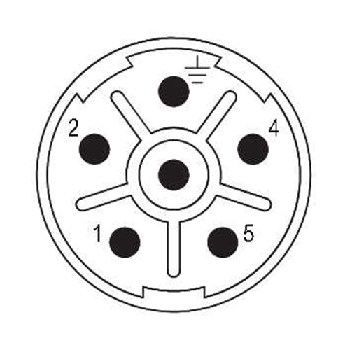 WEIDMULLER SAI-M23-SE-L-6 PLUG-IN CONNECTOR INSERT