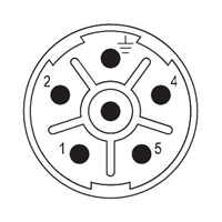 WEIDMULLER SAI-M23-SE-L-6 PLUG-IN CONNECTOR INSERT