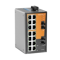 WEIDMULLER  IE-SW-VL16T-14TX-2ST NETWORK SWITCH