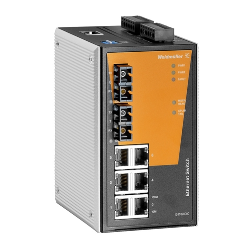 Weidmuller IE-SW-PL08MT-6TX-2SCPL managed switch