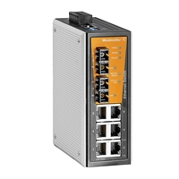 Weidmuller IE-SW-VL08MT-6TX-2SC managed ethernet