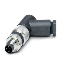 PHOENIX M8 3P RE- WIREABLE CONNECTOR ANGLED