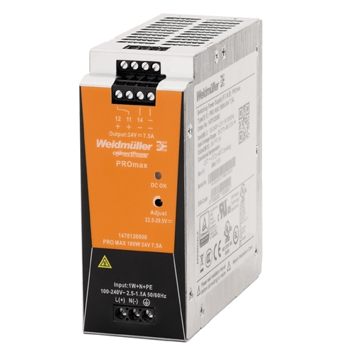 WEIDMULLER PRO MAX 180W 24V 7.5A POWER SUPPLY