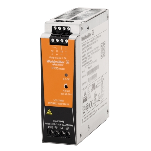 WEIDMULLER PRO MAX 3 120W 24V 5A POWER SUPPLY