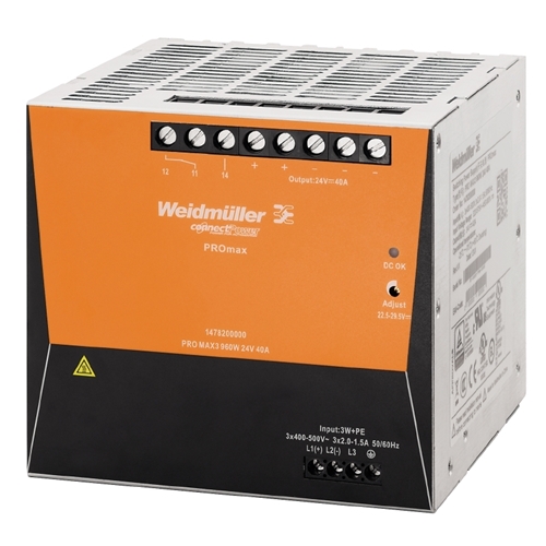 WEIDMULLER 40A 3 PHASE 24VDC POWER SUPPLY