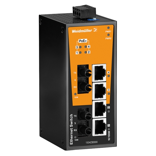 WEIDMULLER IE-SW-BL06-4POE-2ST