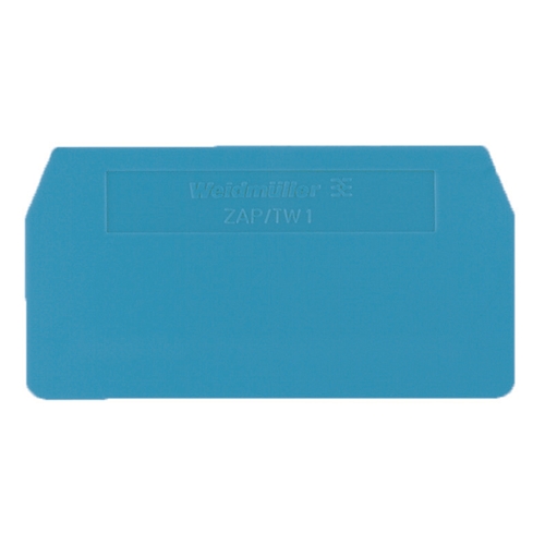 WEIDMULLER END PLATE ZAP/TW1-BLUE