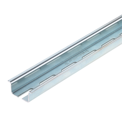 Weidmuller TS 35X15/6X18 2M/ST/ZN Rail, TS 35, TS3