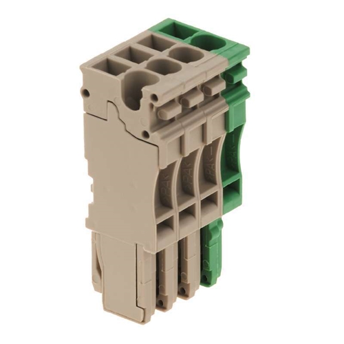 WEIDMULLER  4 WAY TERMINAL INC EARTH ZP2.5/1AN/4/G