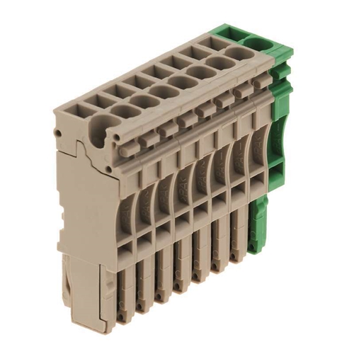 WEIDMULLER PLUG IN 9 WAY CONNECTOR