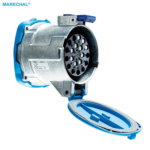 MARECHAL 25A 415V 11P+E ANGLED SOCKET