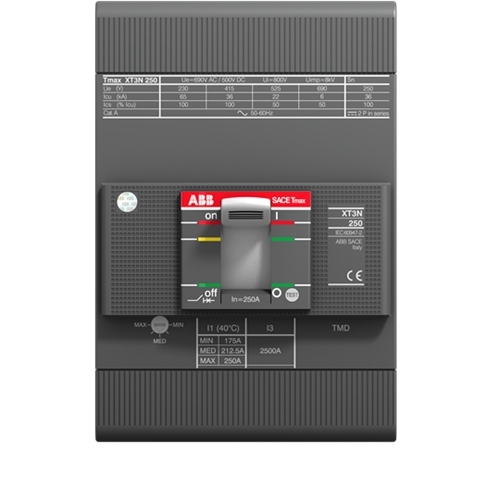 ABB XT3S 250 TMD 80-800 3P F F