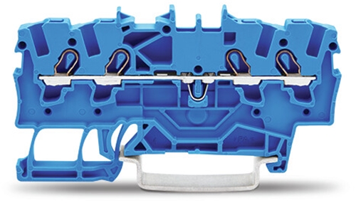 WAGO 4-CONDUCTOR THROUGH TERMINAL BLOCK (PACK 100)