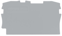 WAGO TOP JOB S 2.5MM GREY END PLATE