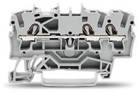 WAGO 3 CONDUCTOR THROUGH TERMINAL BLOCK GREY