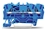 WAGO 3 CONDUCTOR THROUGH TERMINAL BLOCK BLUE