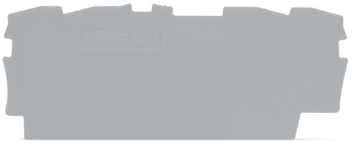 WAGO END AND INTERMEDIATE PLATE 0,8MM