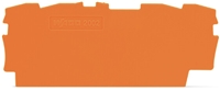 WAGO TOP JOB END PLATE ORANGE (PACK OF 25)