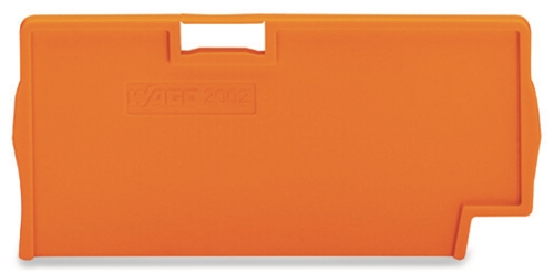 Wago End Plate Orange (Pack of 25)